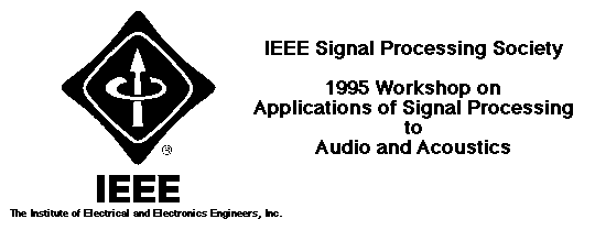 1995 Workshop on Applications
  of Signal Processing to Audio and Acoustics